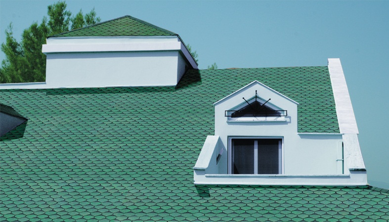 Karataş profesyonel Şed Çatı – Shingle cati örneği